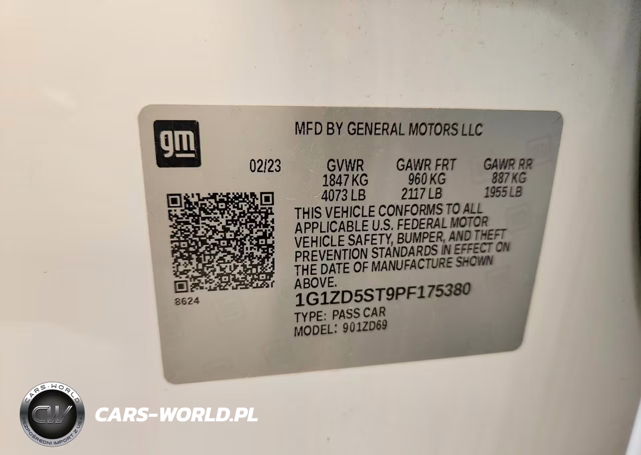 2023 Chevrolet Malibu Lt VIN:1G1ZD5ST9PF175380 - 13