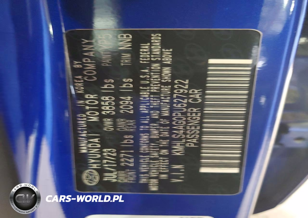 2023 Hyundai Elantra Sel VIN:KMHLS4AG0PU627922 - 12