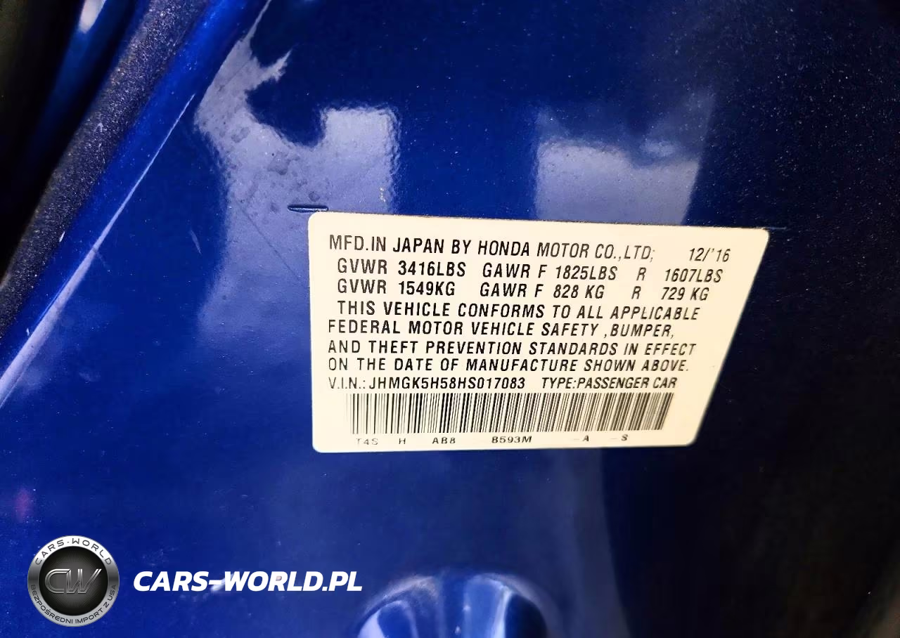 2017 Honda Fit Lx VIN:JHMGK5H58HS017083 - 13