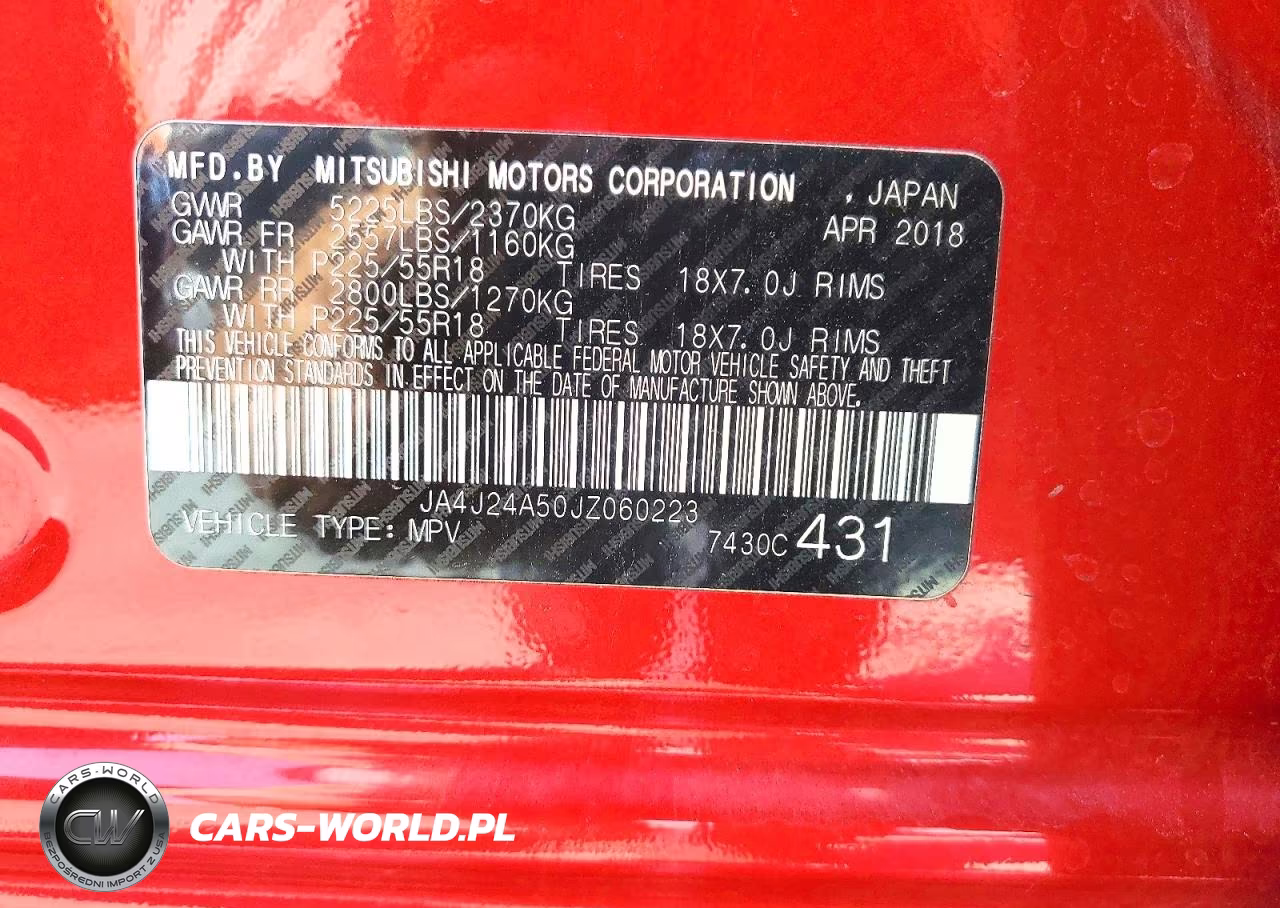 2018 Mitsubishi Outlander Se VIN:JA4J24A50JZ060223 - 12