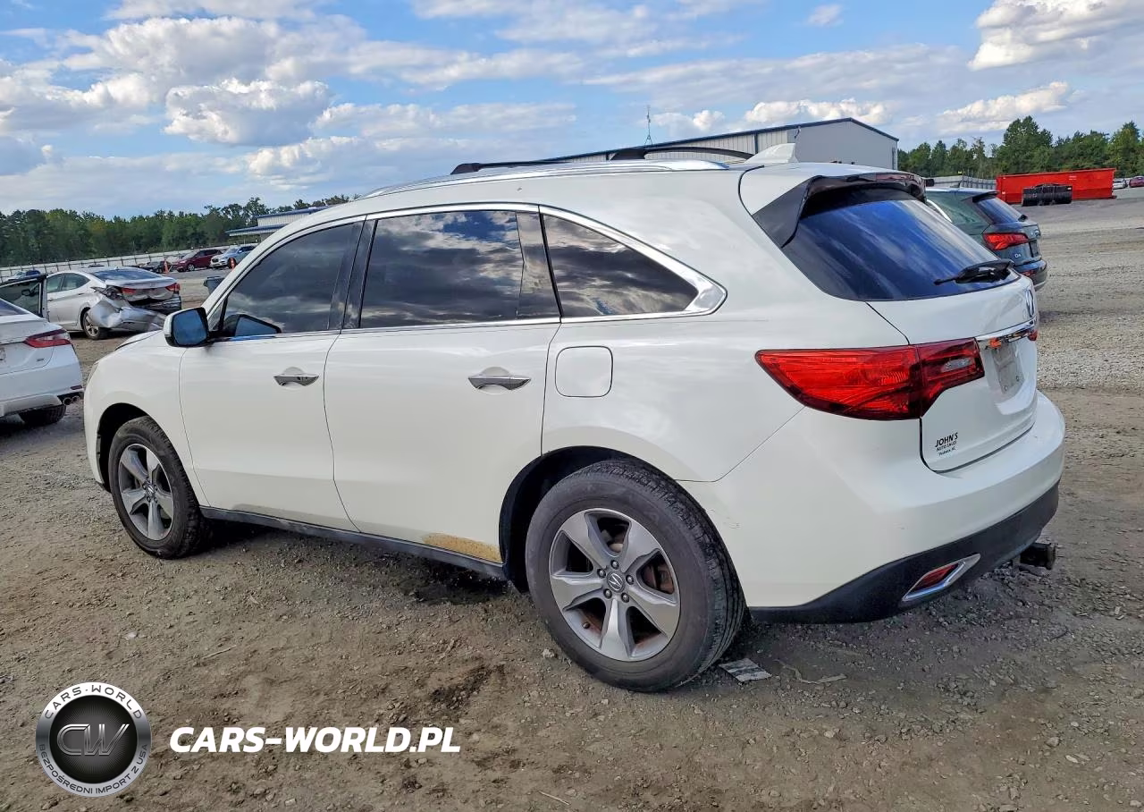 2014 Acura Mdx VIN:5FRYD4H24EB017122 - 2
