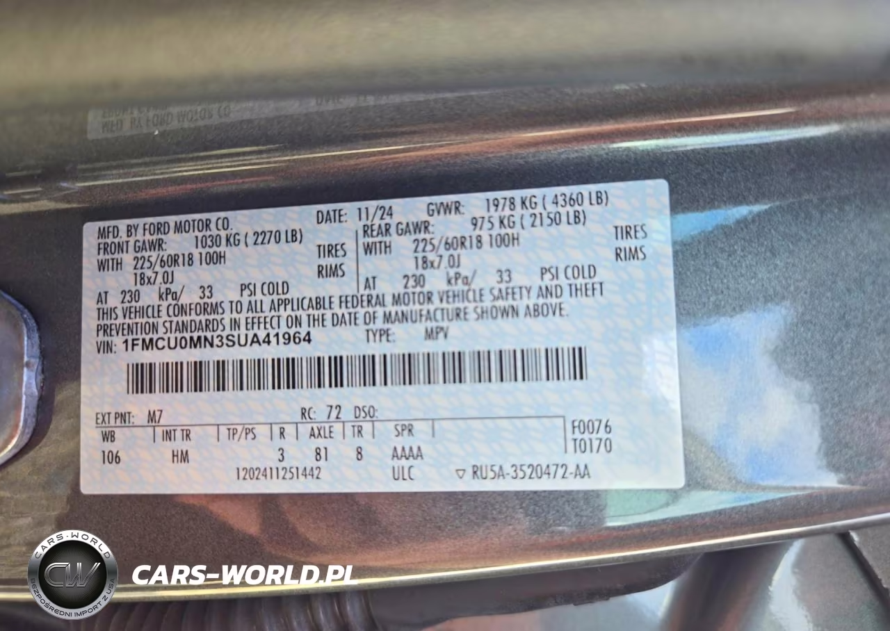 2025 Ford Escape St Line VIN:1FMCU0MN3SUA41964 - 13