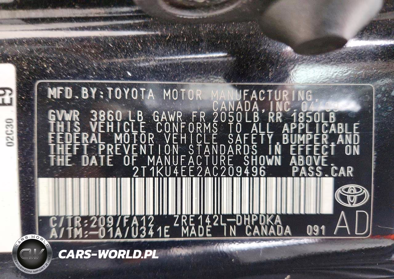 2010 Toyota Matrix Base VIN:2T1KU4EE2AC209496 - 13