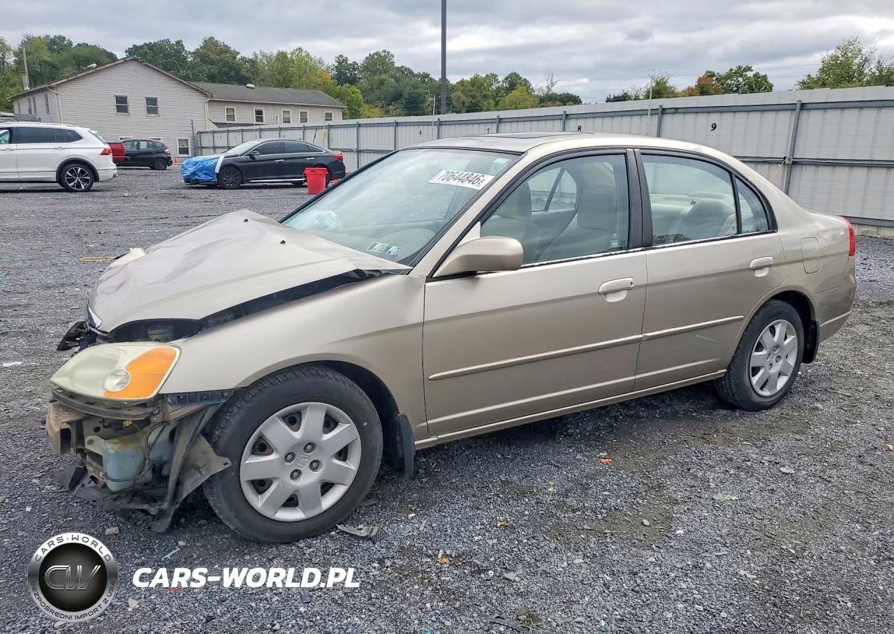 2001 Honda Civic Ex VIN:2HGES25771H554152 - 1