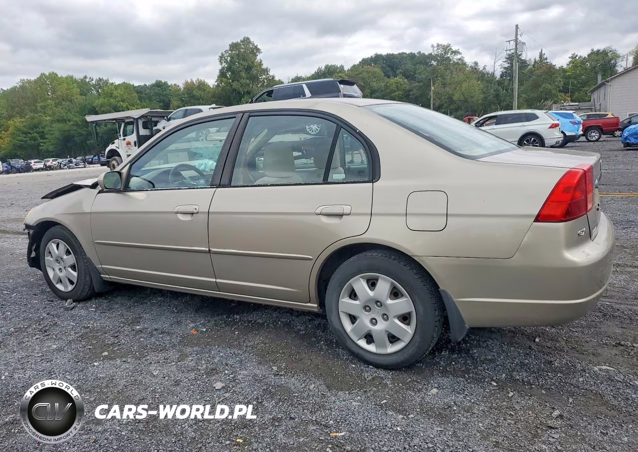 2001 Honda Civic Ex VIN:2HGES25771H554152 - 2