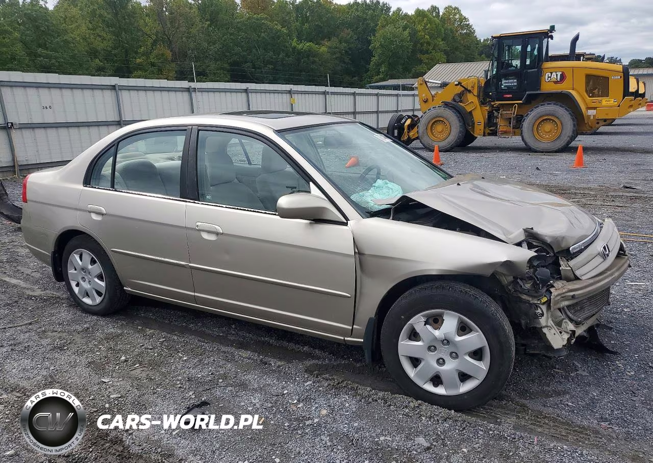 2001 Honda Civic Ex VIN:2HGES25771H554152 - 4