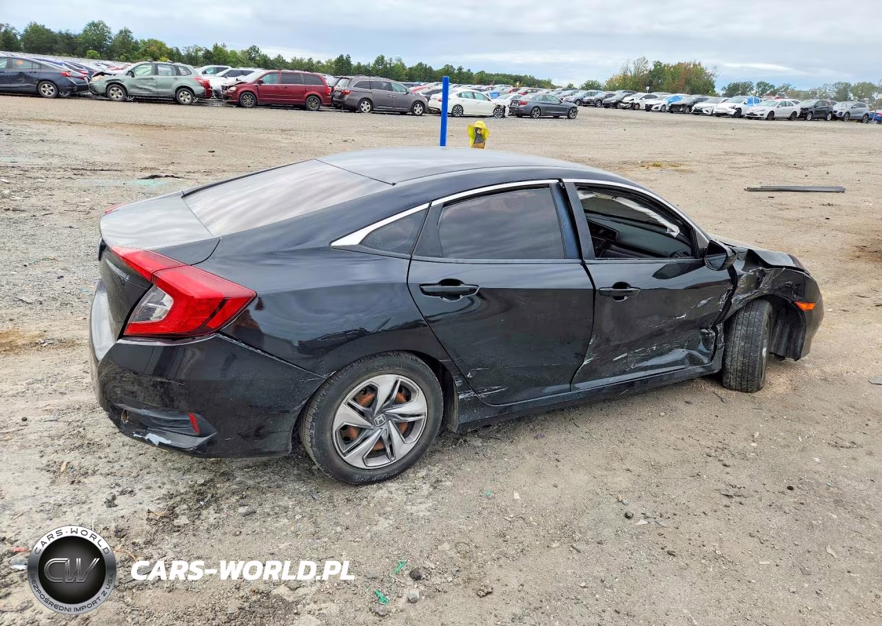 2019 Honda Civic Lx VIN:2HGFC2F60KH582562 - 3