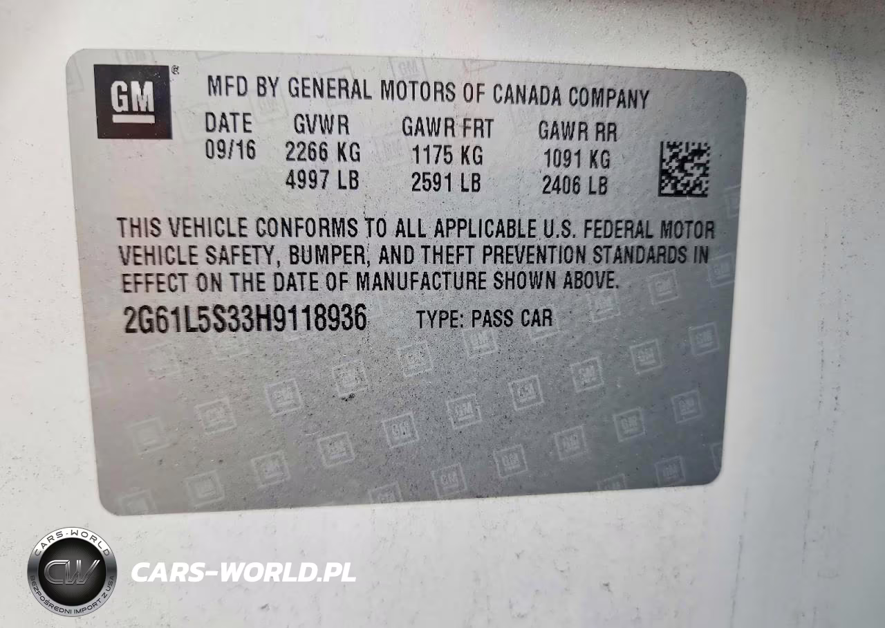 2017 Cadillac Xts VIN:2G61L5S33H9118936 - 12