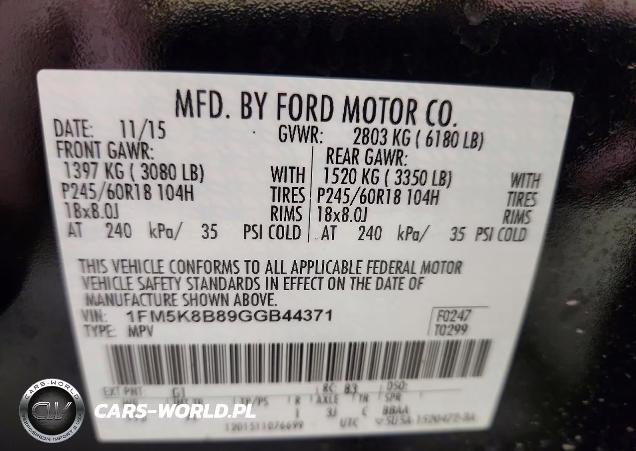 2016 Ford Explorer VIN:1FM5K8B89GGB44371 - 13