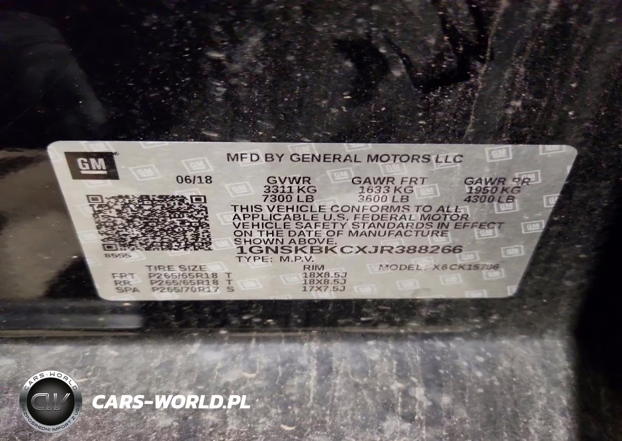 2018 Chevrolet Tahoe K1500 Lt VIN:1GNSKBKCXJR388266 - 13