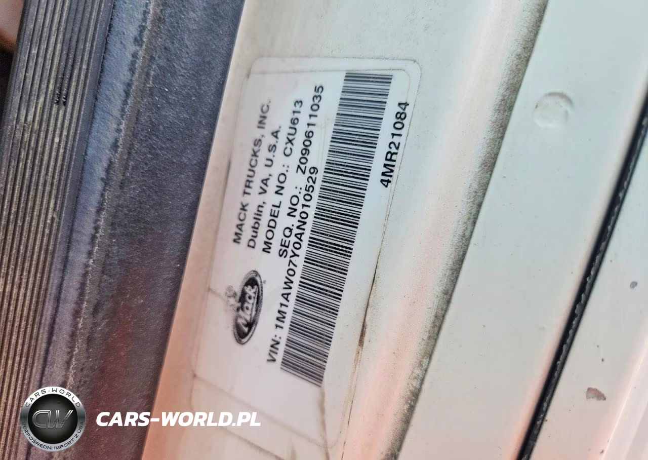 2010 Mack Cxu613 Semi Truck VIN:1M1AW07Y0AN010529 - 12