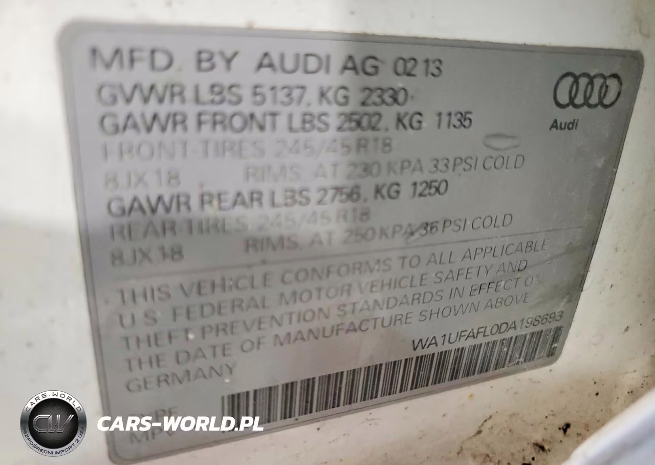 2013 Audi A4 Allroad Premium Plus VIN:WA1UFAFL0DA198693 - 12
