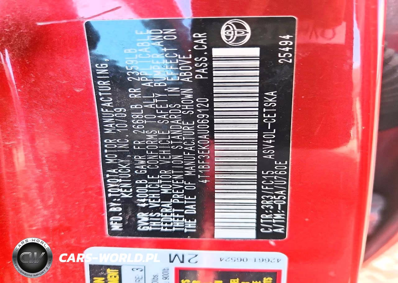 2010 Toyota Camry Se VIN:4T1BF3EK0AU069120 - 12