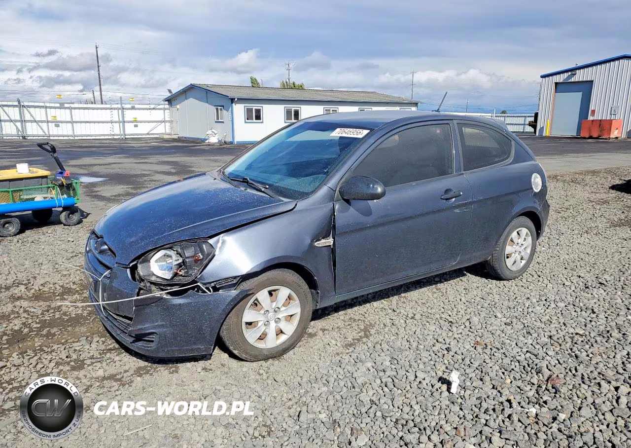 2008 Hyundai Accent Gs VIN:KMHCM36C78U093555 - 1