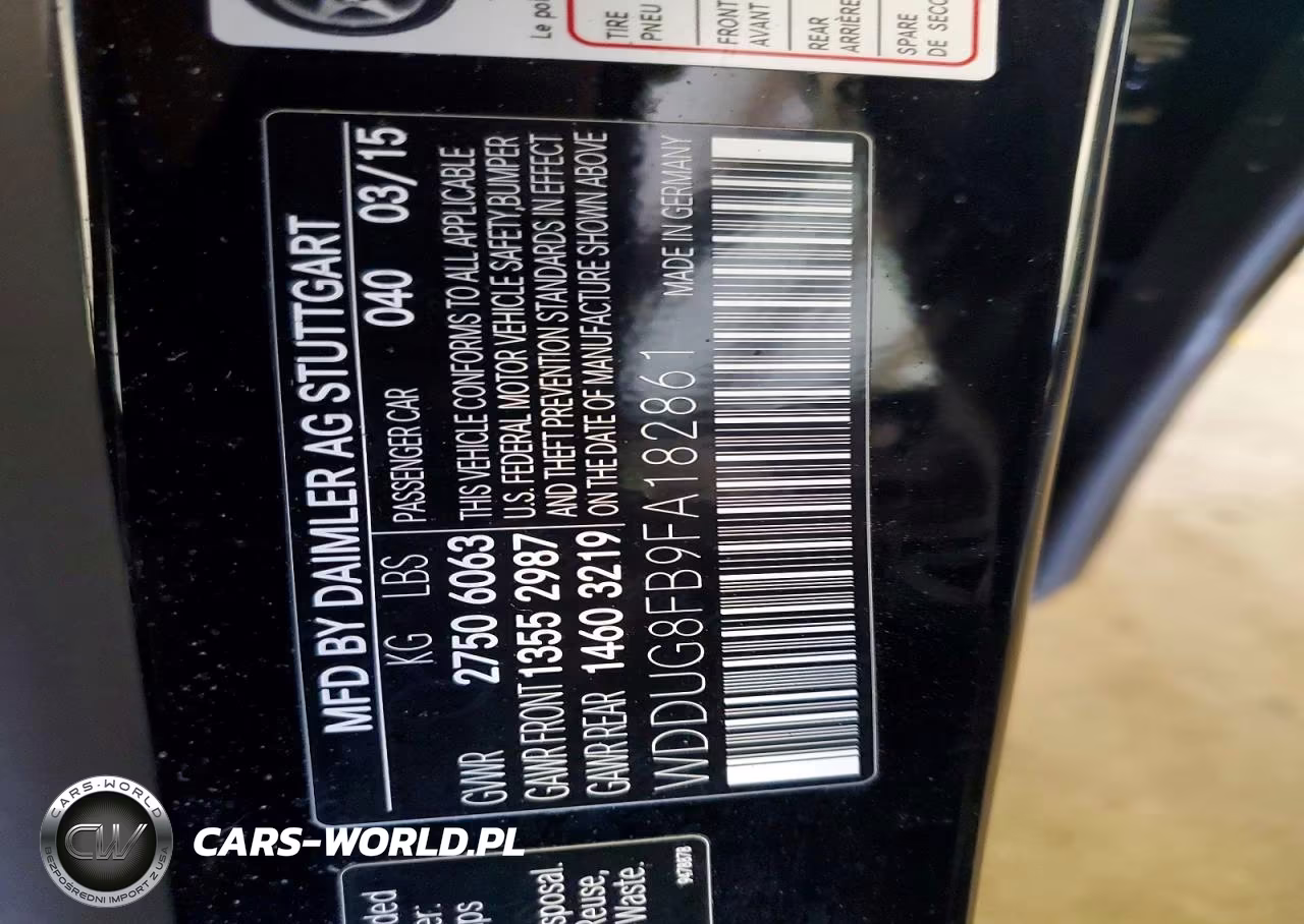 2015 Mercedes-Benz S 550 4Matic VIN:WDDUG8FB9FA182861 - 13