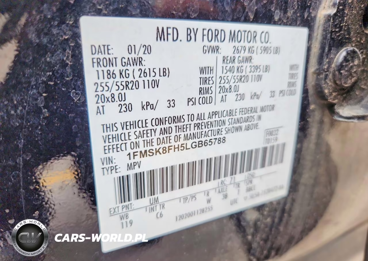 2020 Ford Explorer Limited VIN:1FMSK8FH5LGB65788 - 13
