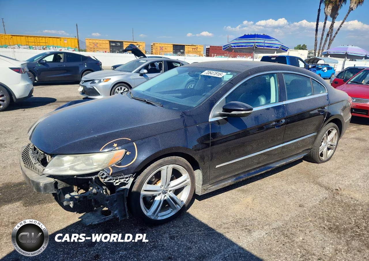 2013 Volkswagen Cc Sport VIN:WVWBP7AN8DE561921 - 1