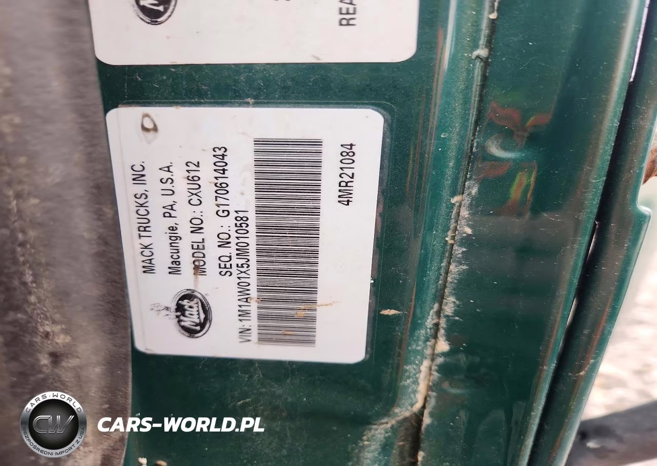 2018 Mack 600 Cxu600 VIN:1M1AW01X5JM010581 - 11