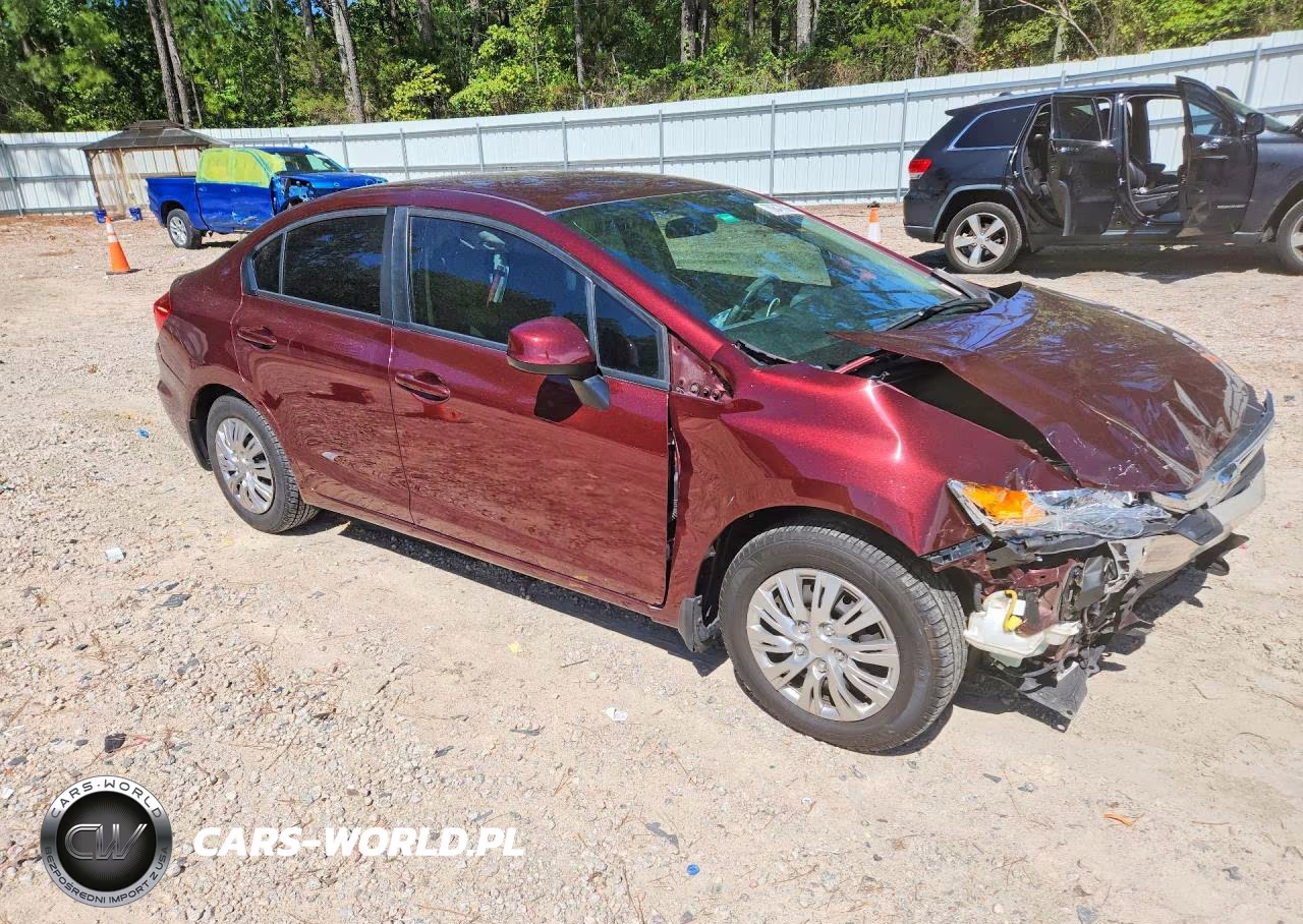 2012 Honda Civic Lx VIN:19XFB2F58CE031589 - 4
