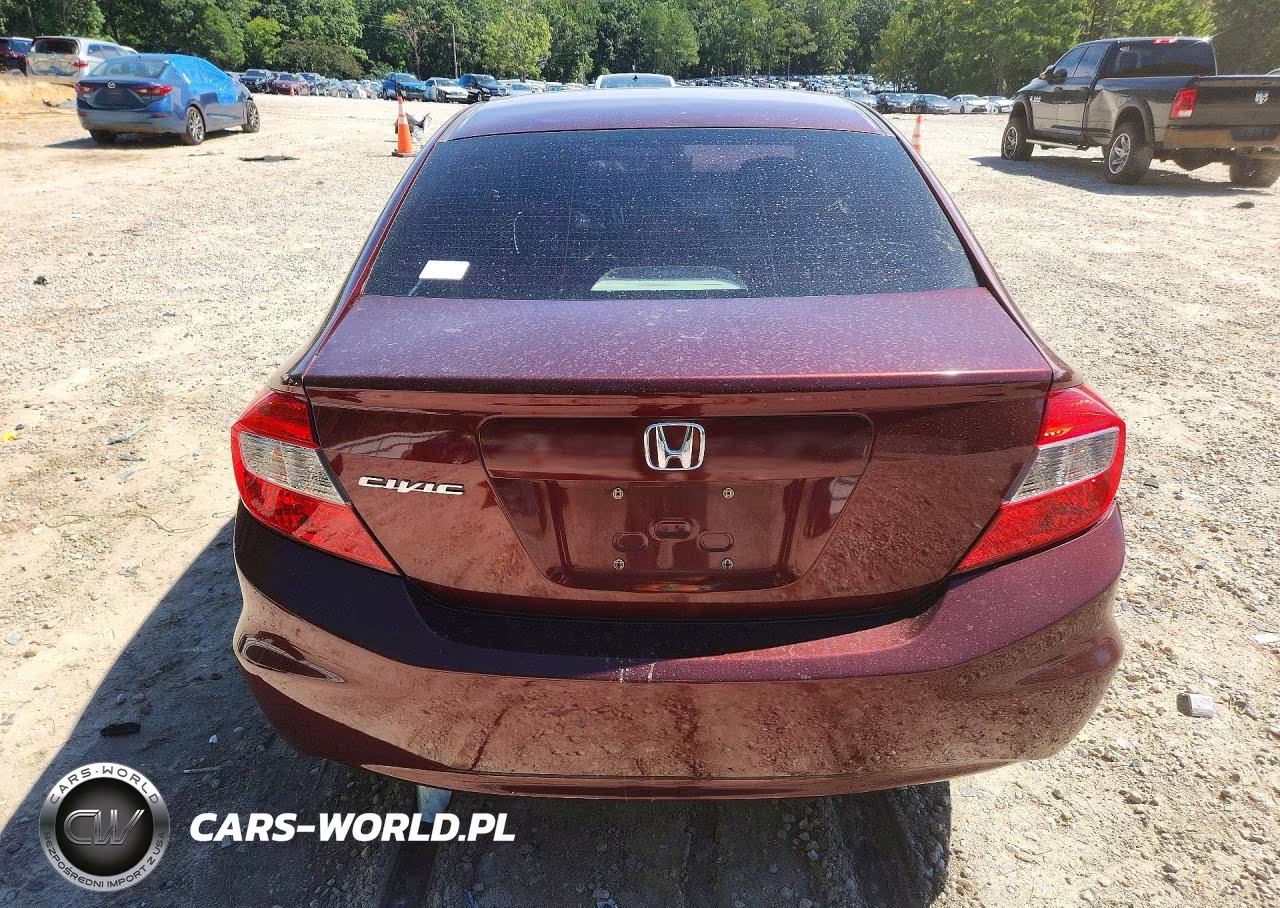 2012 Honda Civic Lx VIN:19XFB2F58CE031589 - 6