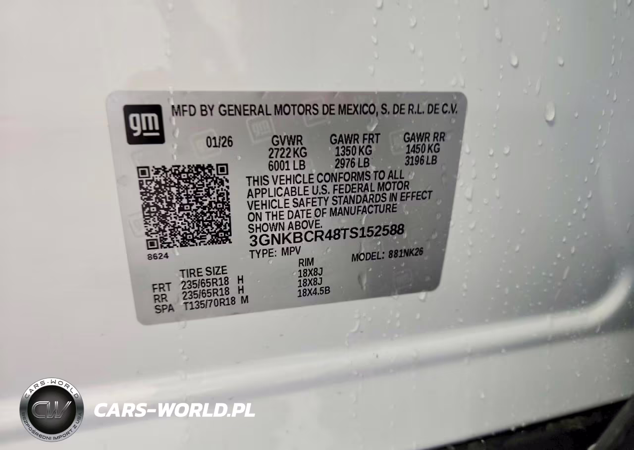 2026 Chevrolet Blazer 2Lt VIN:3GNKBCR48TS152588 - 13