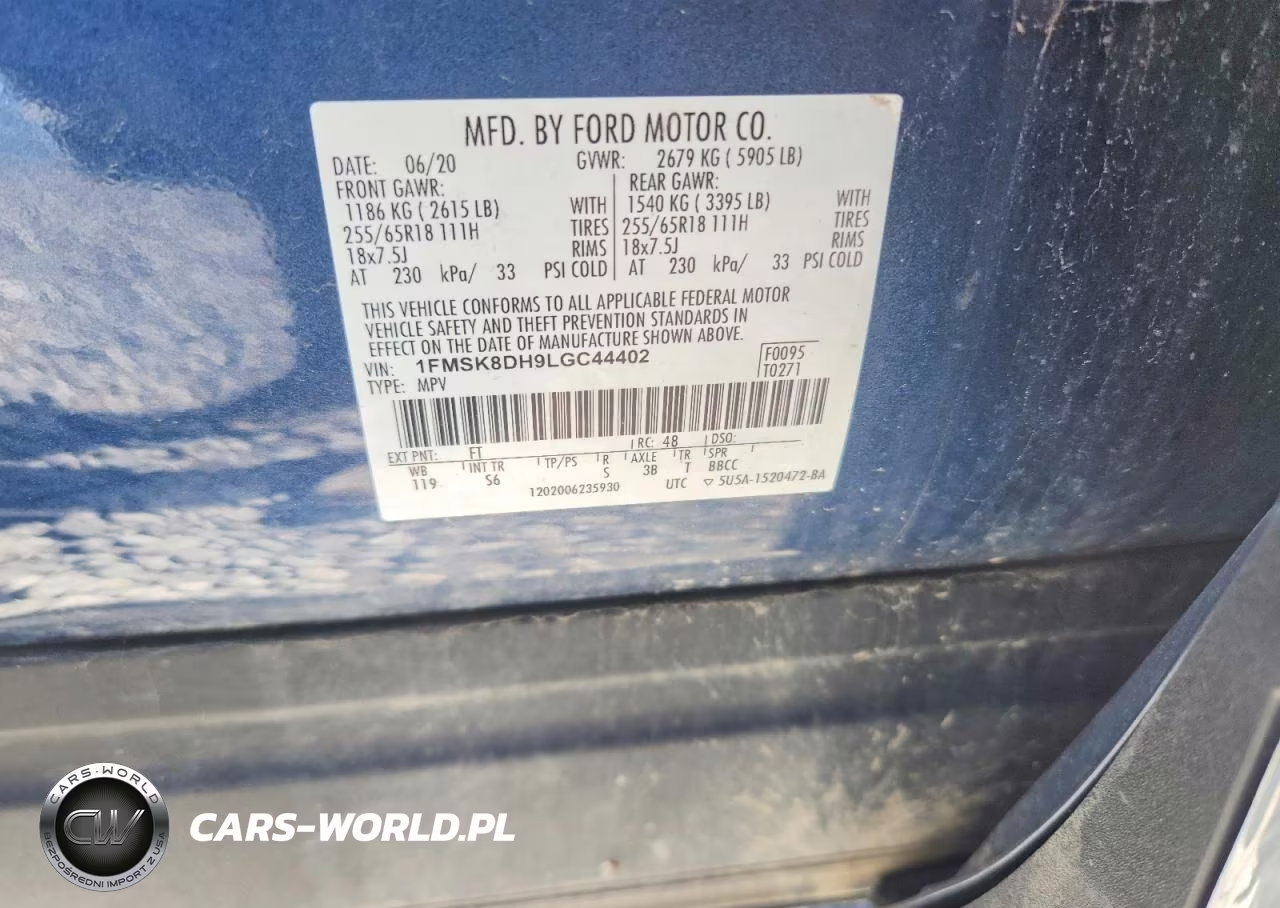 2020 Ford Explorer Xlt VIN:1FMSK8DH9LGC44402 - 13