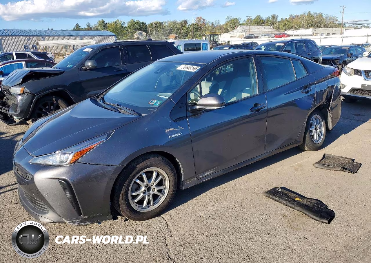 2019 Toyota Prius Le VIN:JTDKARFUXK3091221 - 1