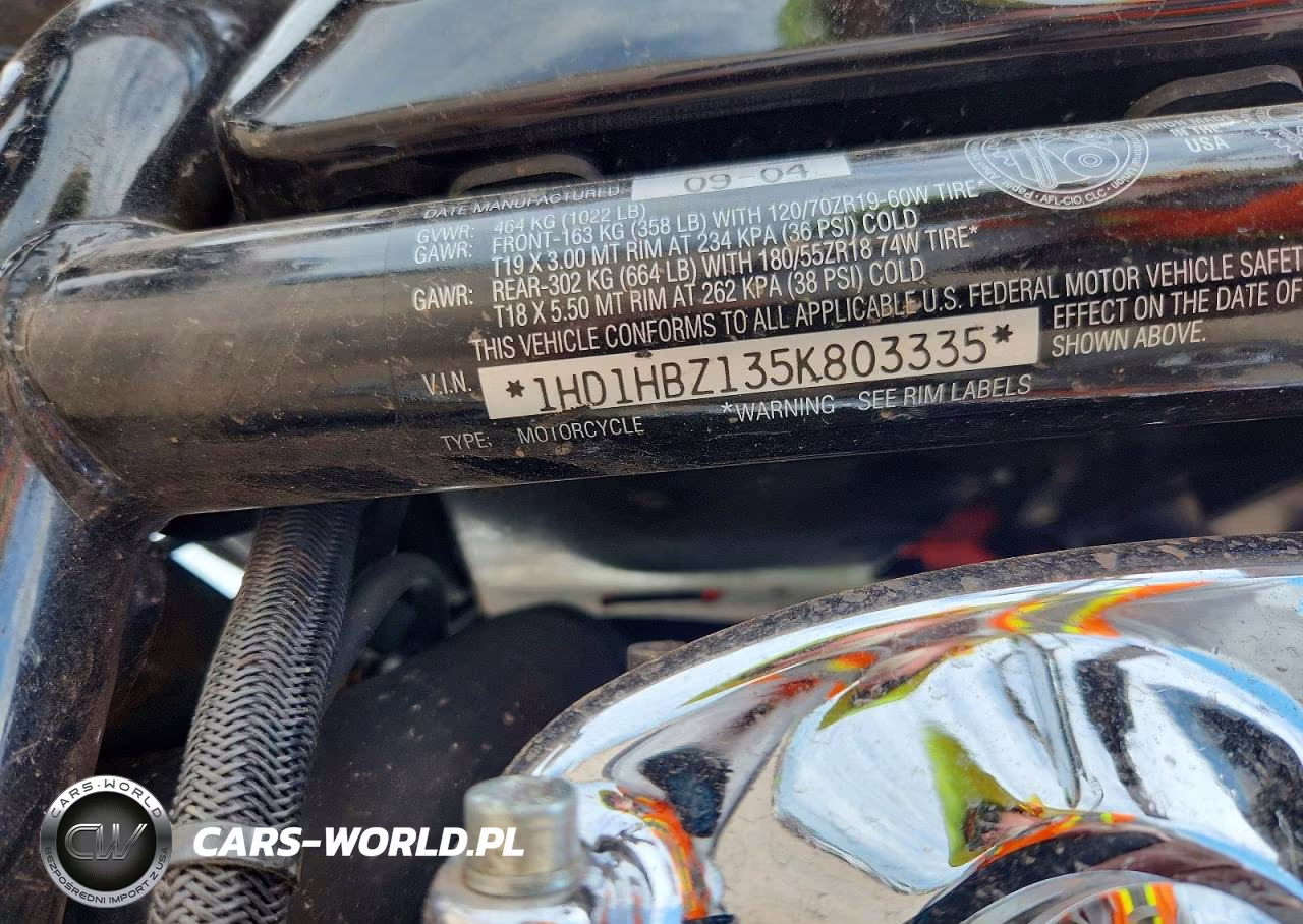 2005 Harley-Davidson Vrscb VIN:1HD1HBZ135K803335 - 8