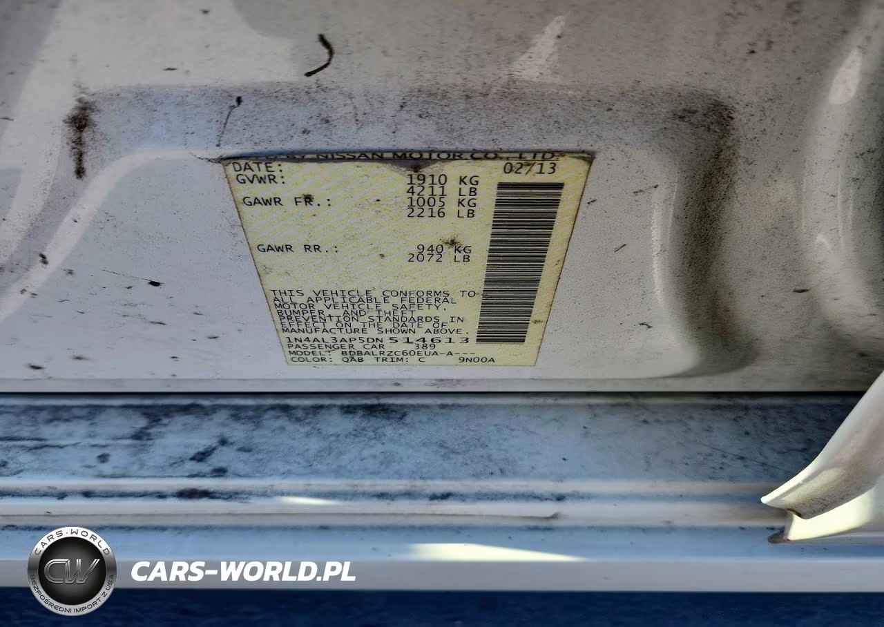 2013 Nissan Altima 2.5 VIN:1N4AL3AP5DN514613 - 13