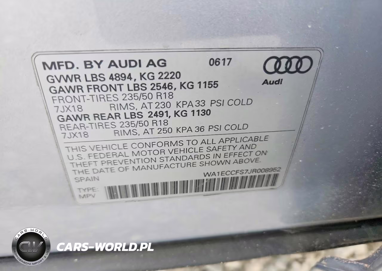 2018 Audi Q3 Premium VIN:WA1ECCFS7JR008952 - 14