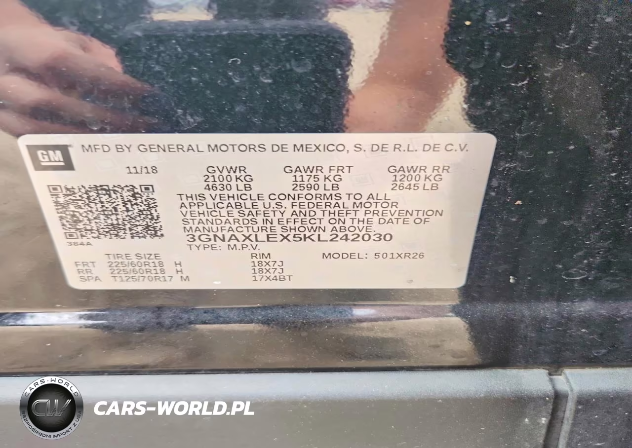 2019 Chevrolet Equinox Lt VIN:3GNAXLEX5KL242030 - 13