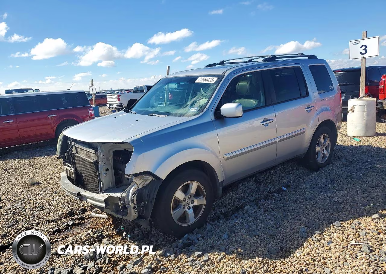 2010 Honda Pilot Exl VIN:5FNYF4H58AB036983 - 1