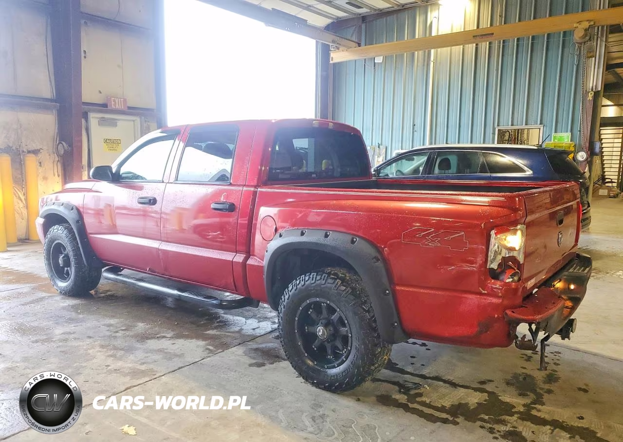 2007 Dodge Dakota Quad Slt VIN:1D7HW48P47S244619 - 2