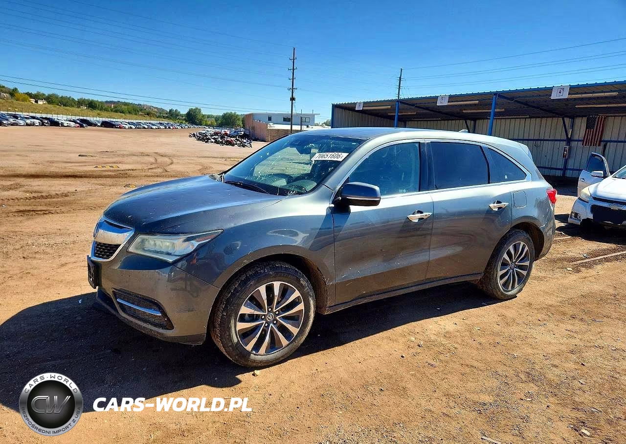 2016 Acura Mdx Technology VIN:5FRYD4H45GB013679 - 1