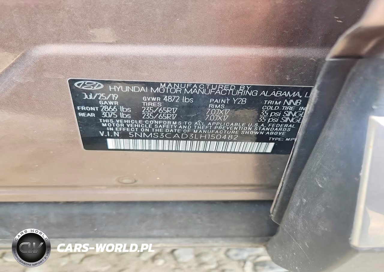 2020 Hyundai Santa Fe Sel VIN:5NMS3CAD3LH150482 - 12
