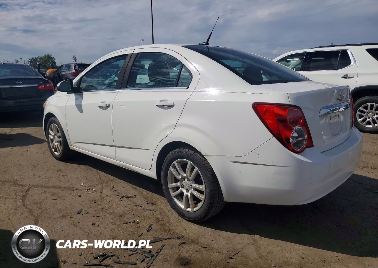 2012 Chevrolet Sonic Lt VIN:1G1JC5SH8C4172326 - 2