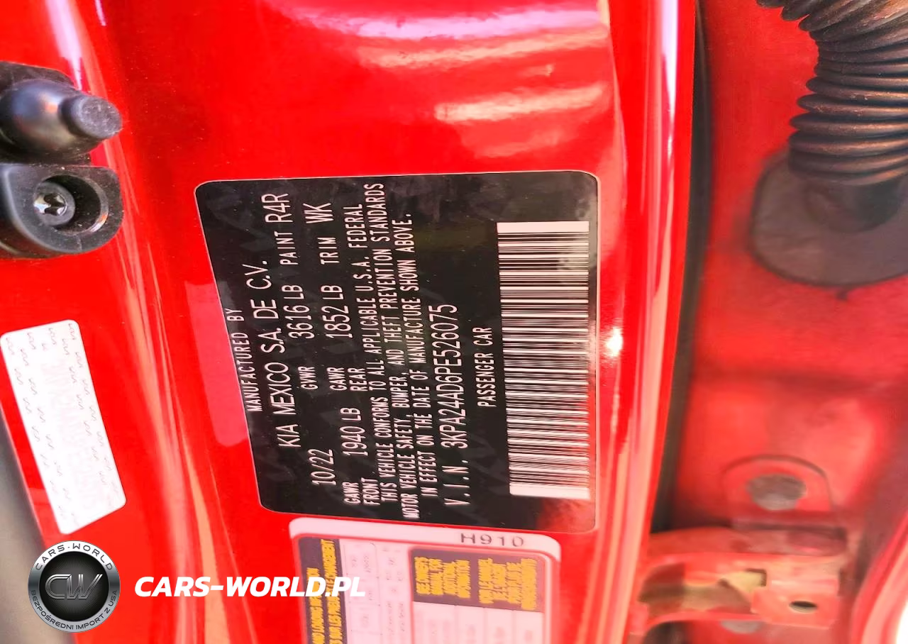 2023 Kia Rio S VIN:3KPA24AD6PE526075 - 12