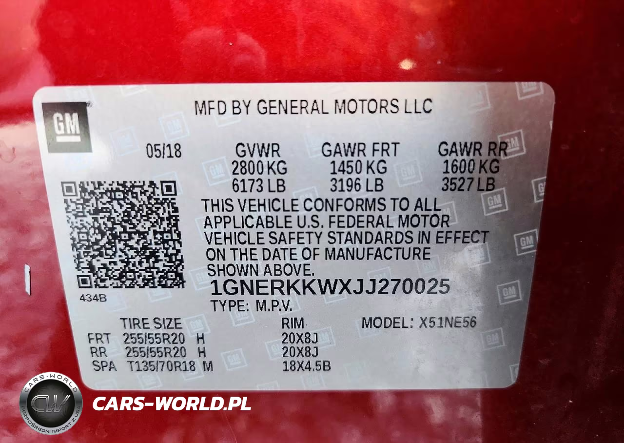 2018 Chevrolet Traverse Premier VIN:1GNERKKWXJJ270025 - 13