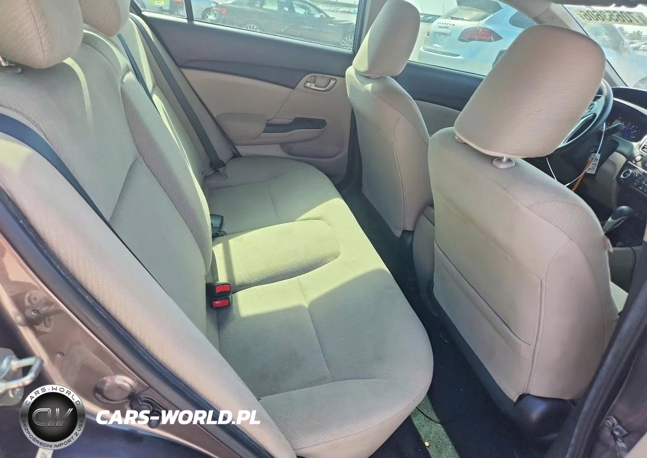 2013 Honda Civic Lx VIN:19XFB2F53DE086338 - 10