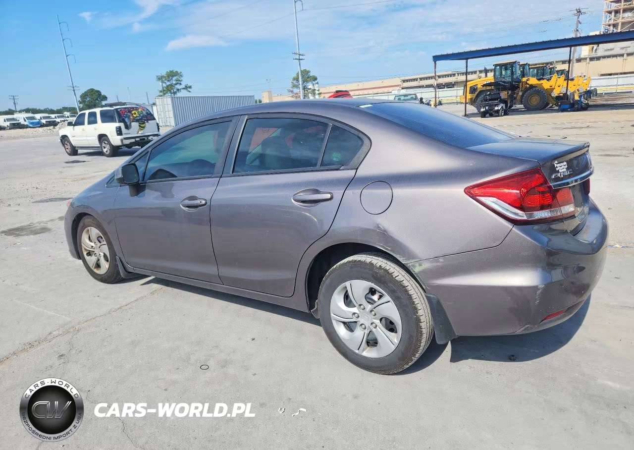 2013 Honda Civic Lx VIN:19XFB2F53DE086338 - 2
