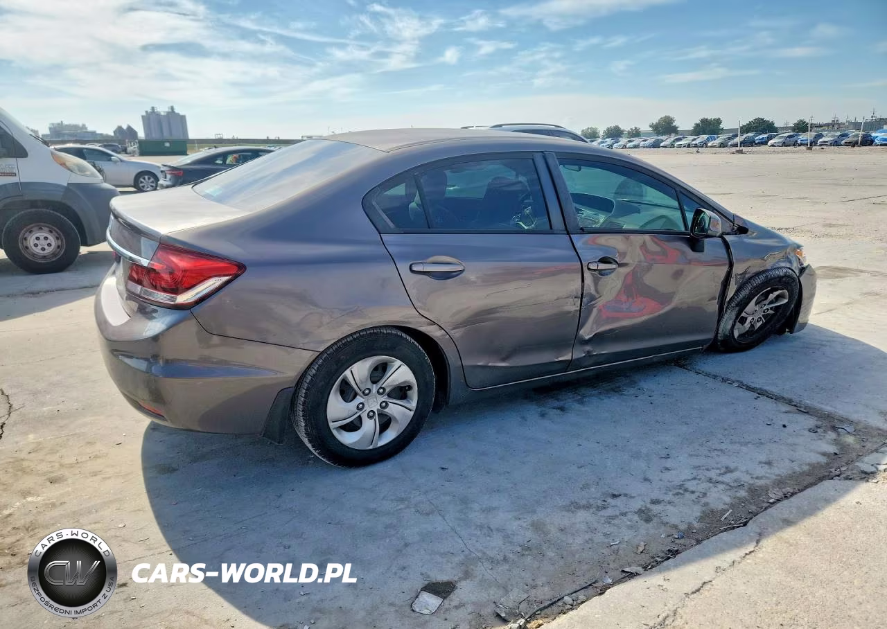 2013 Honda Civic Lx VIN:19XFB2F53DE086338 - 3