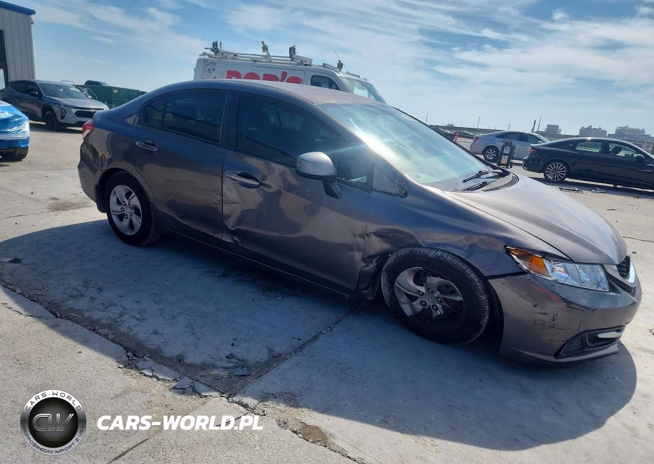 2013 Honda Civic Lx VIN:19XFB2F53DE086338 - 4