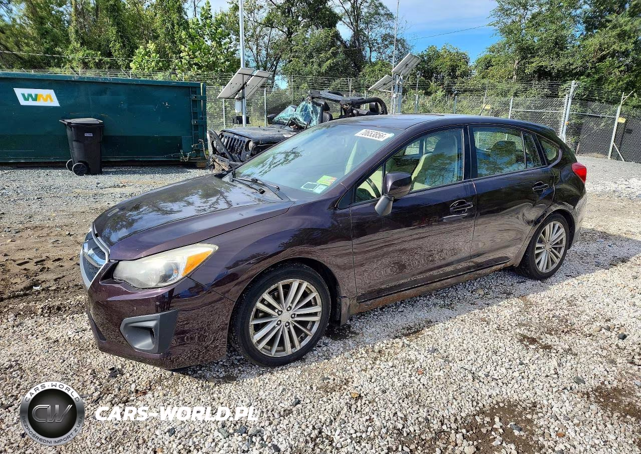 2013 Subaru Impreza Premium VIN:JF1GPAD68DH201561 - 1