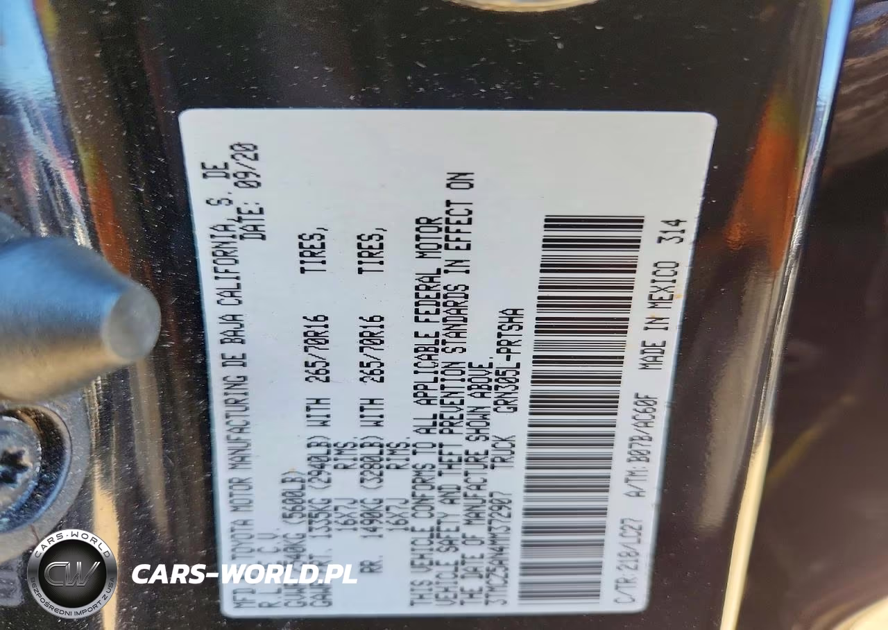 2021 Toyota Tacoma Trd Off-Road VIN:3TMCZ5AN4MM372907 - 13