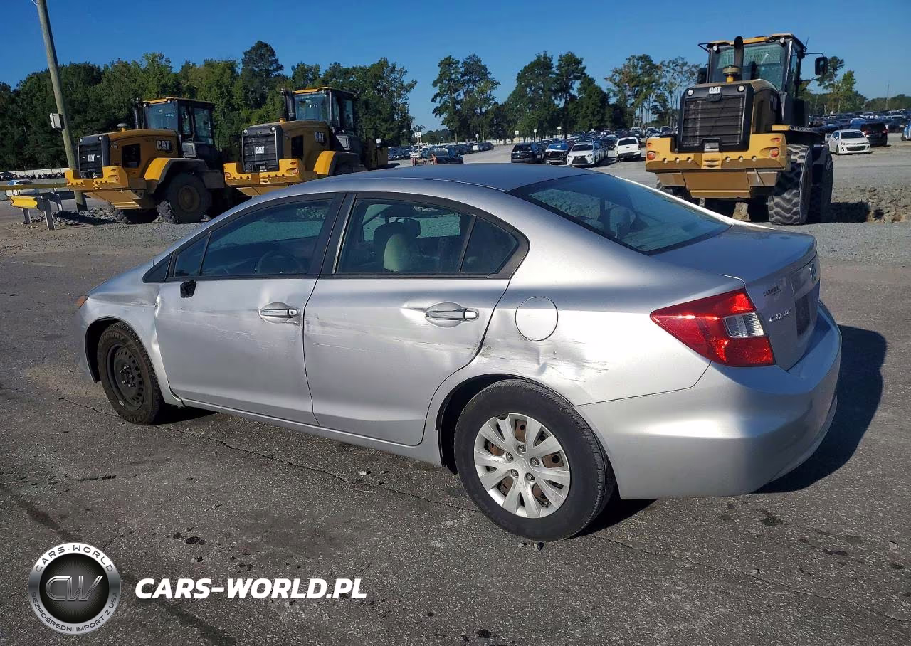 2012 Honda Civic Lx VIN:19XFB2F57CE047525 - 2