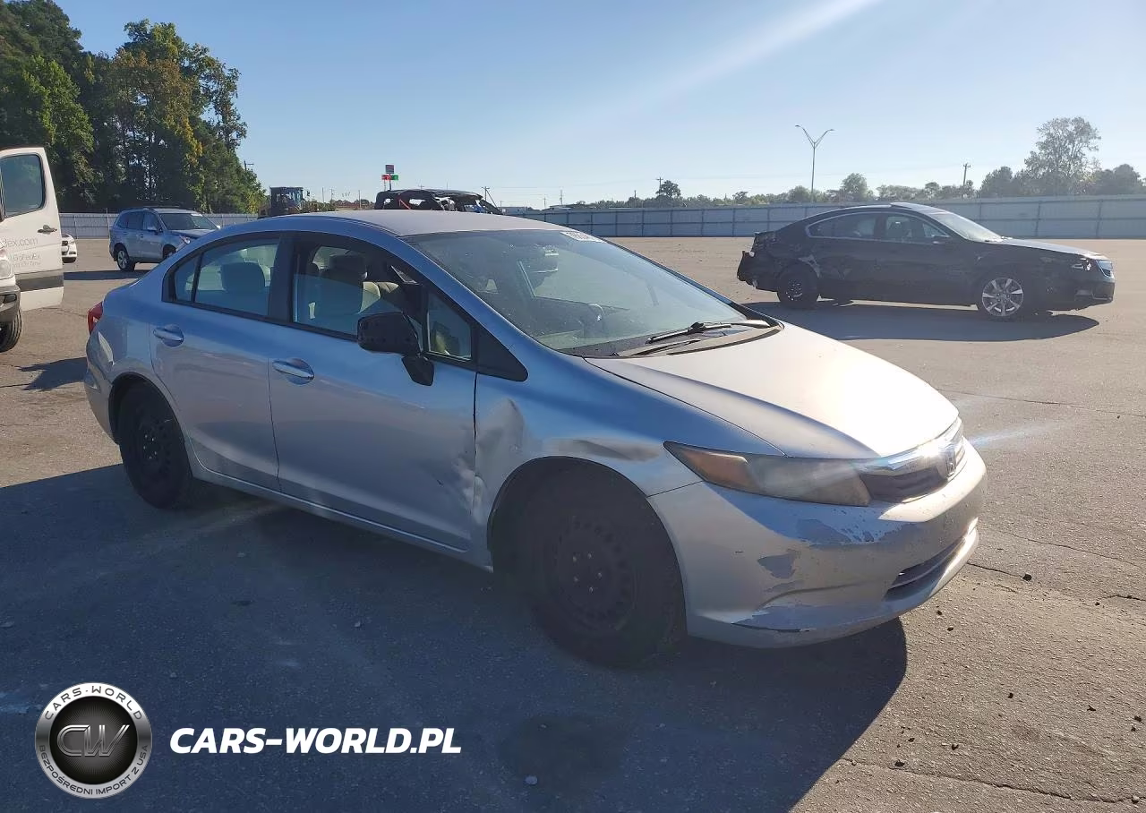 2012 Honda Civic Lx VIN:19XFB2F57CE047525 - 4
