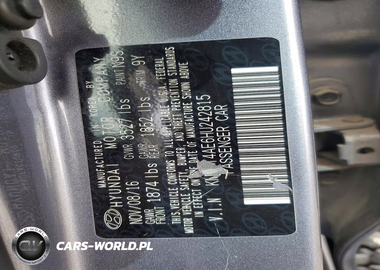 2017 Hyundai Accent Se VIN:KMHCT4AE6HU242815 - 13