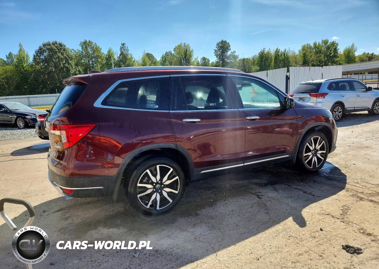 2019 Honda Pilot Elite VIN:5FNYF6H02KB036544 - 3
