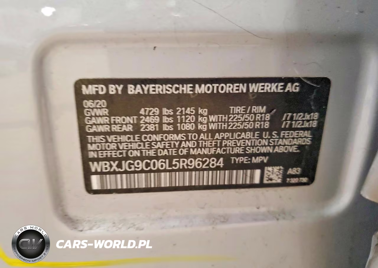 2020 BMW X1 xDrive28I VIN:WBXJG9C06L5R96284 - 13
