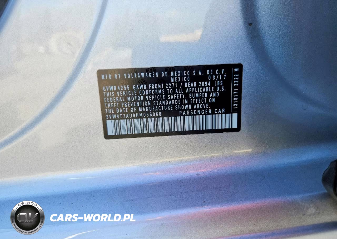 2017 Volkswagen Gti S VIN:3VW4T7AU9HM055068 - 12